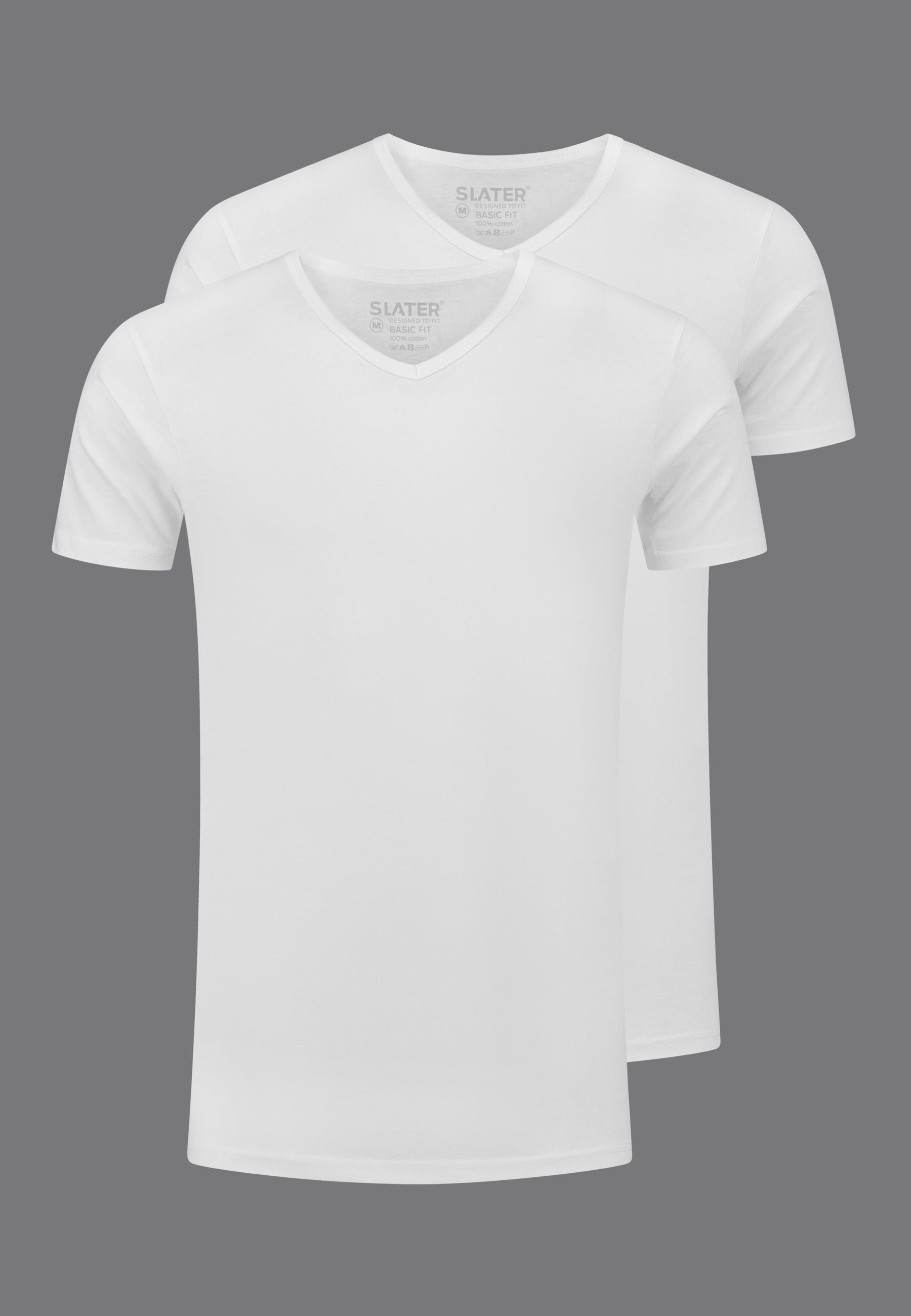 Basic Fit V Neck T shirt Slaterstore