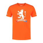 ORANGES T-Shirt mit Rundhalsausschnitt, kurzärmelig