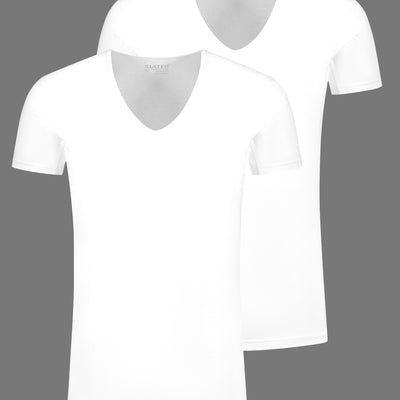 Tencel T-shirt V hals