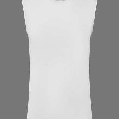 Sleeveless Shirt Ronde Hals