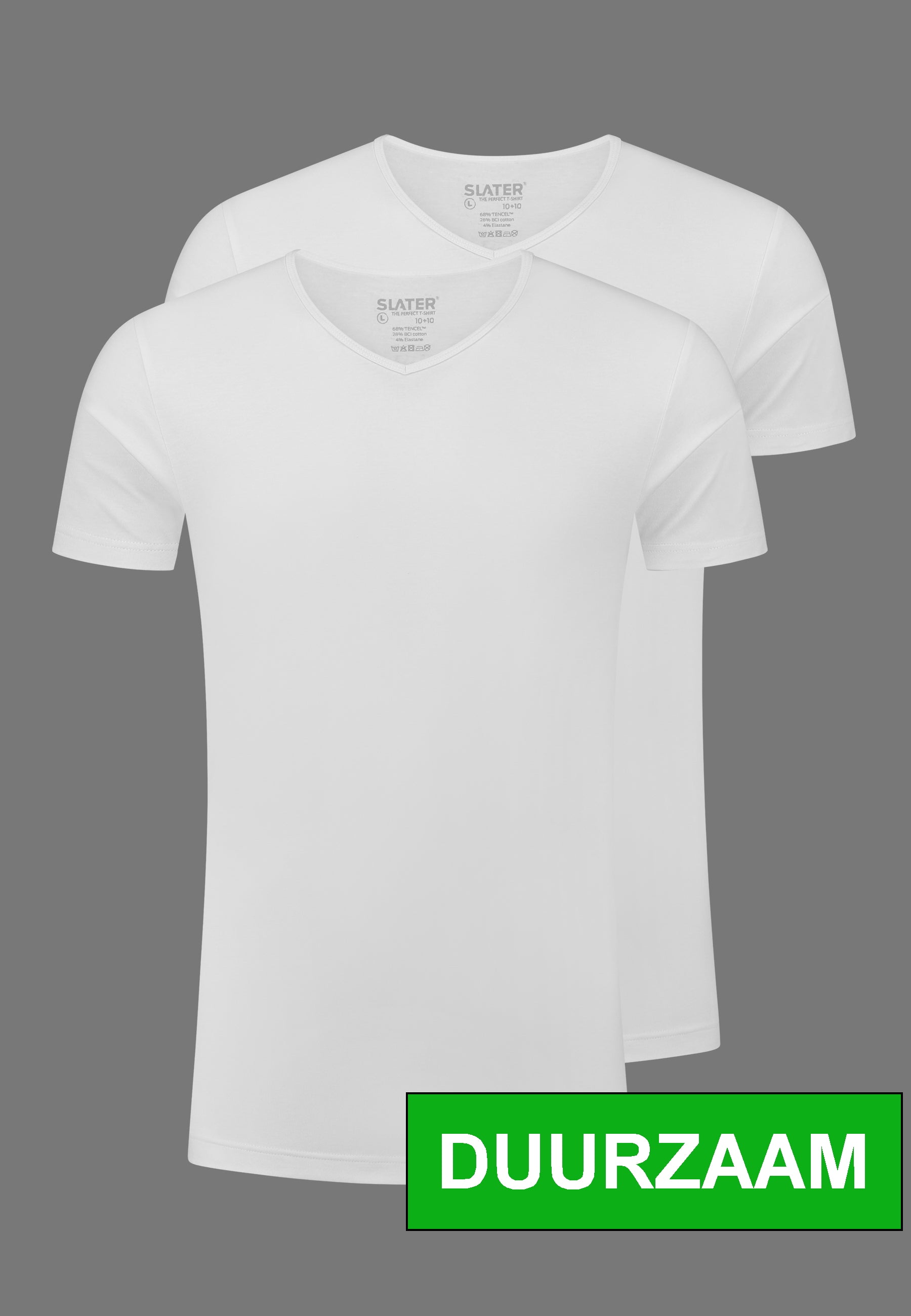 Tencel T-shirts V online kopen | Slaterstore -