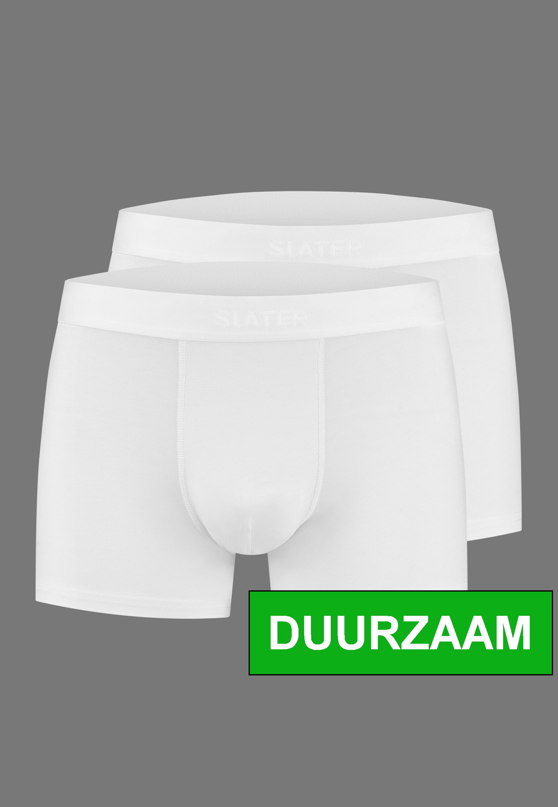 BAMBOO 2 pack boxer short White Slaterstore