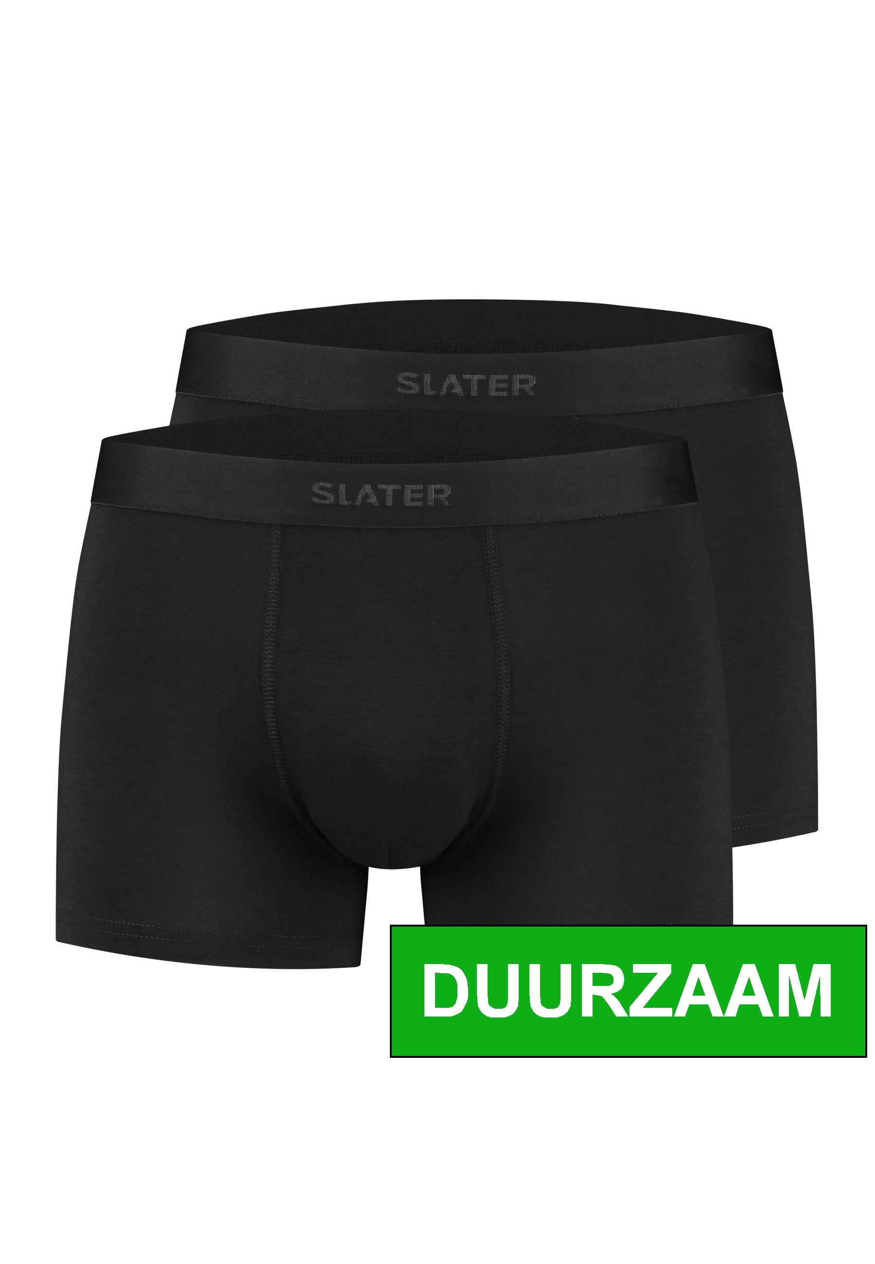 BAMBOO 2er Pack Boxershorts - Schwarz