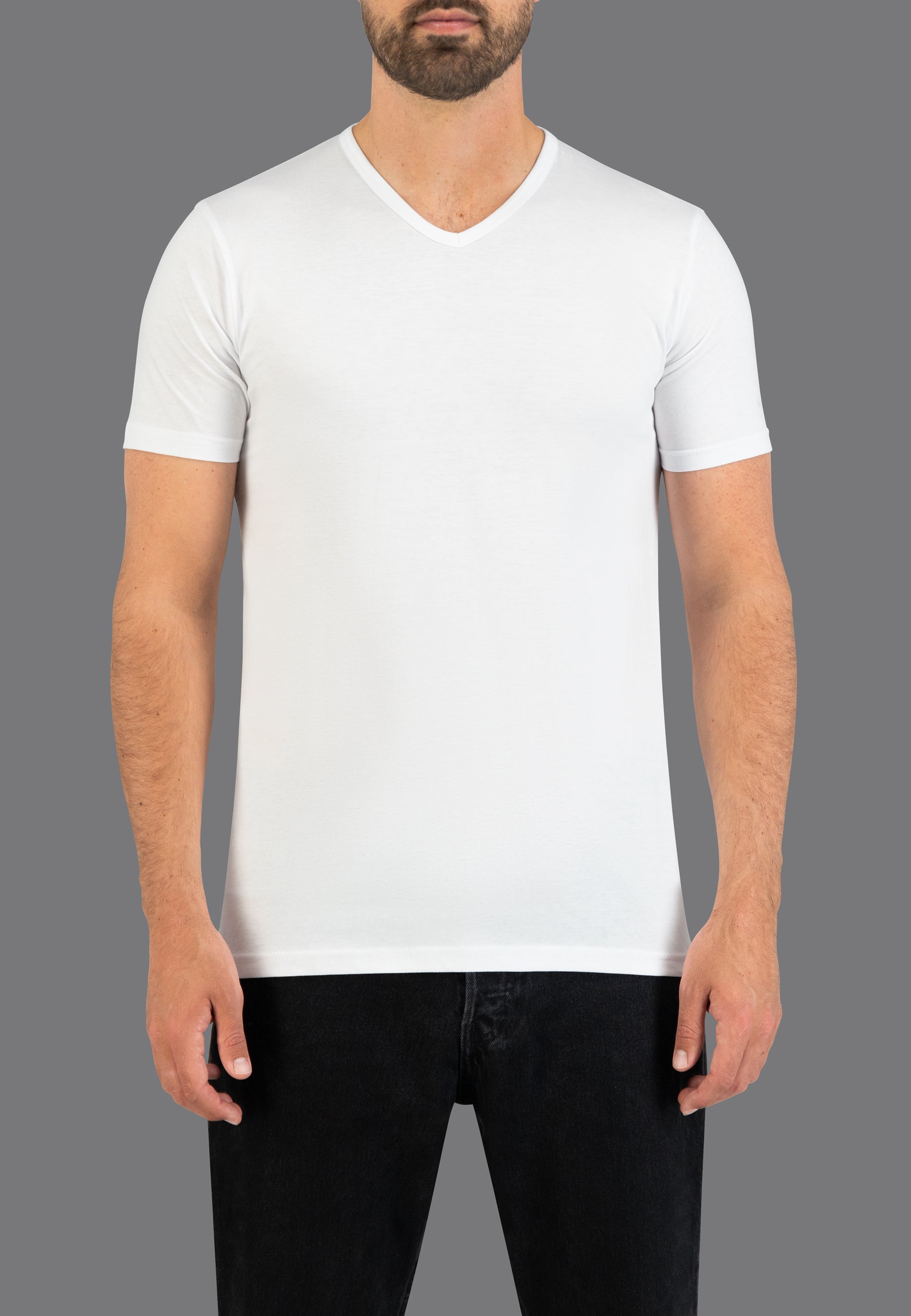 Suitable Vita T-shirt V-hals Wit 2-Pack - Heren - Kleding - Maat Modern-Fit, wit, L Suitable Vita T-shirt V-hals Wit 2-Pack - Heren - Kleding - Maat Modern-Fit, wit, L